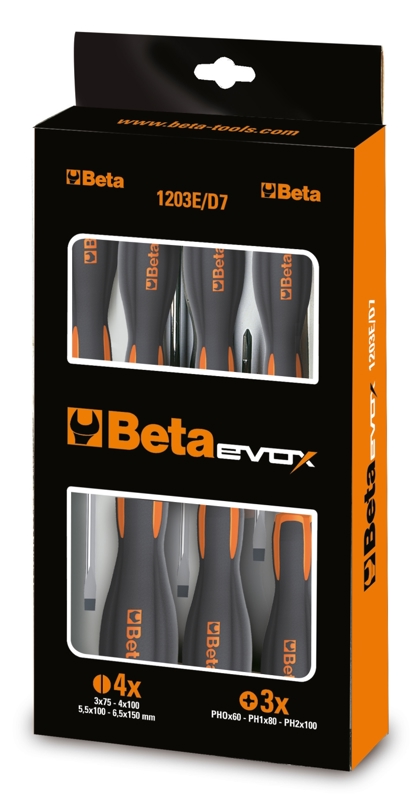 Beta 10-delige set van Evox schroevendraaiers