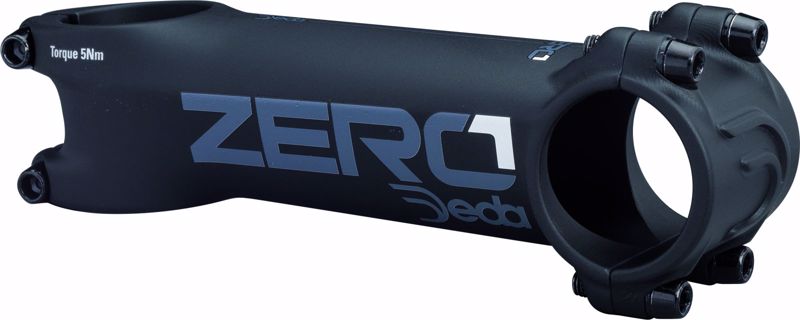 Deda ZERO1 stem/attacco, 70 mm, Black on Black (BOB) 82°