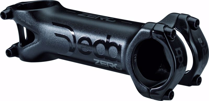 Deda ZERO2 stem/attacco, 50 mm, Polish on Black (POB)