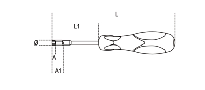 Beta Dopschroevendraaiers, korte uitvoering - 7