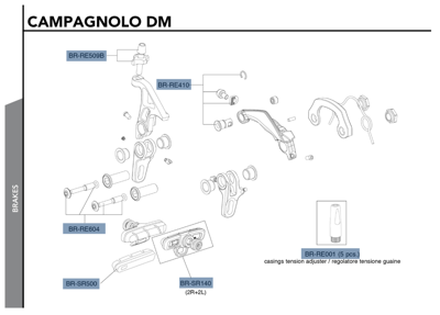Campagnolo CAMPAGNOLO DM brake - front