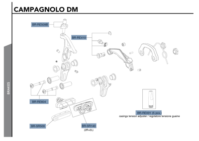 Campagnolo CAMPAGNOLO DM brake - rear seat stay